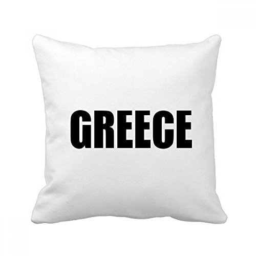 Coussin Grèce oreiller de canapé multicolor 40x40cm carré noir housse décorative avec insert - 2