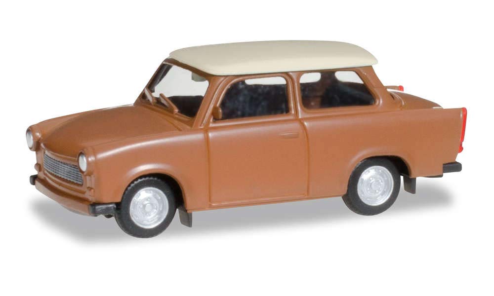 Herpa 020763-004 - TRABANT 601 S, Veicoli, Marrone/Beige