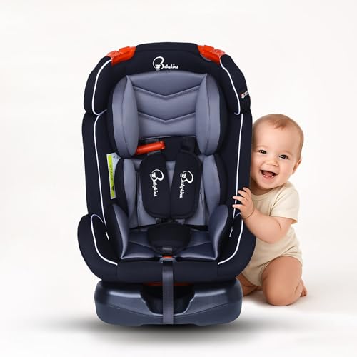 Babykins Convertible Isofix Baby Car Seat with 4 Recline Positions (Age:0-12y) |...