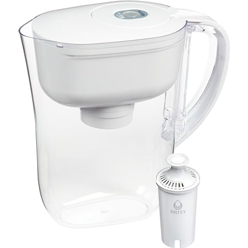 Comparison: Best Water Filter For College 2 Brita Water Filter Pitcher for Tap and Drinking Water with 1 Standard Filter, Lasts 2 Months, 6-Cup Capacity, BPA Free, White