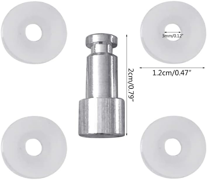 5pcs Universal Replacement Floater And Sealer Compatible with Kitchen Pressure Cooker 1 Float Compatible with Valve + 4 Sealing Washers, Easy to Install