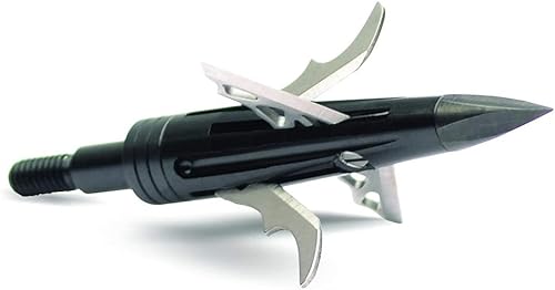 Miniatura 4 de New Archery Products NAP DK4 - Arco de caza Spitfire híbrido mecánico de 1 34 pulgadas de diámetro de corte, cabeza ancha compuesta, paquete de 3