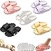 TTCPUYSA Bewölkt verdickte Hausschuhe mit weichen Sohlen, 2022 Neue Sommer-rutschfeste Damen-Sandalen-Hausschuhe Cloud Design Thick Platform Beach Home Slides (38-39, Violett)