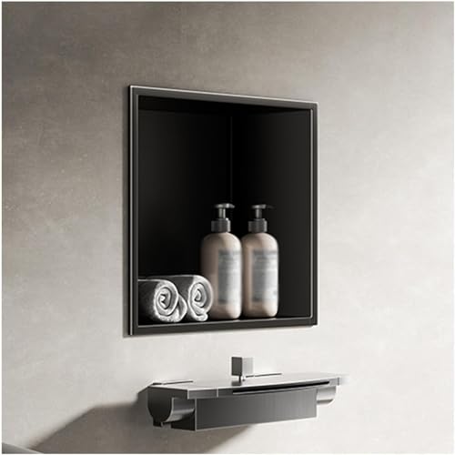 Boîte de rangement rectangulaire avec douche LED pour une déco élégante
