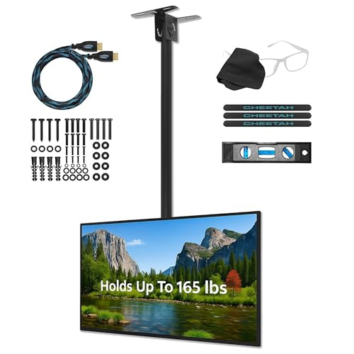 Cheetah APLCMB 360 Swivel Tilt TV Ceiling Mount for 32-75