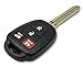 Keyless2Go Replacement for New Keyless Entry Remote Car Key for Vehicles That Use HYQ12BDM, HYQ12BEL with H Chip (2 Pack)