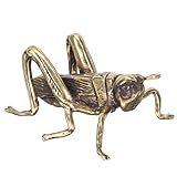 Toddmomy 1pcs Feng Shui Brass Cricket Statue,Lucky Cricket Figurine Wealth Figurine Home Decor Collectible Gift