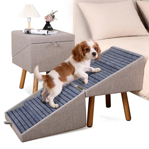 Ziluce Dog Stairs 21.06 H 6-Step Pet Stairs for High Bed