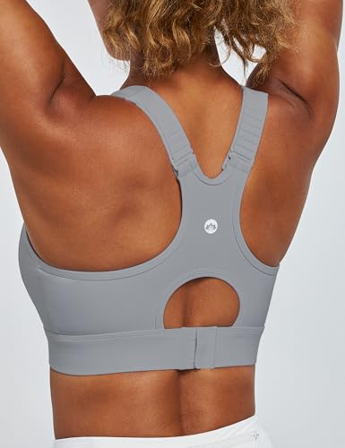 Image of Heathyoga High Impact Sports Bras for Women High Support Adjustable Straps Racerback Sports Bra with Padding Workout Bras