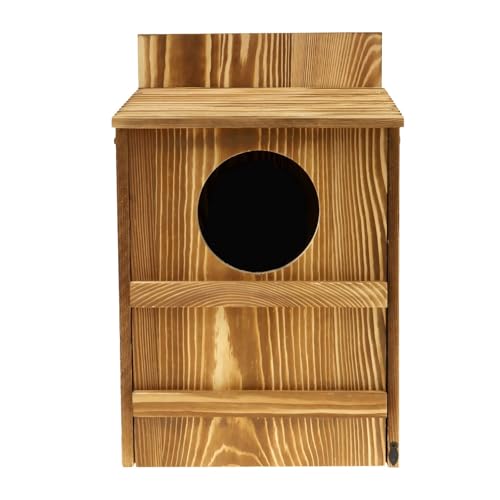 Nichoirs en bois de haute qualité : nichoir à oiseaux circulaire pour décoration de balcon