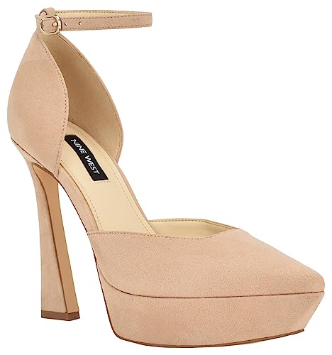 Nine West Women's Laken2 Pump, Barely Nude 110, 8.5 - Main Image