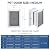 Pet Door for Wall Upgrade 2.0 with Secure Aluminum Lock, Steel Frame & Telescoping Tunnel, Double Silicone Flaps Dog Doggy Door and Cat Door for All Pets, Strong & Durable(Pets Up to 40 Lb) -Medium