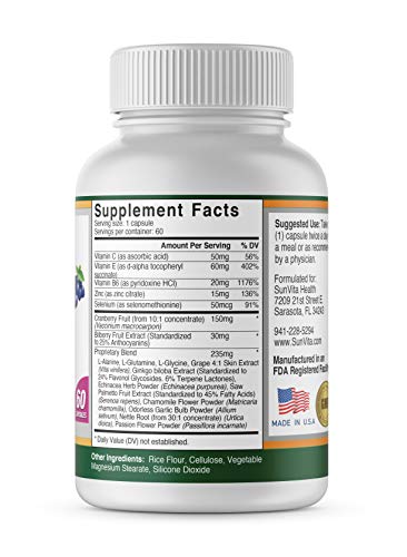 SunVita Health Bladder Balance Supplement