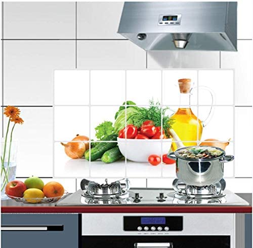 Jaamso Royals Fruits and Vegetable Design Oil Proof Decal Heat-Resistant Aluminum Foil Kitchen Tile Wall Sticker (45 CM X 75 CM) 4