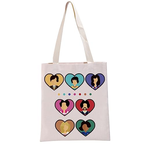 PYOUL Broadway Musical Inspired Gift False-ttos Characters Tote Bag Musical Themed Fans Hand Bag Musical Theatre Lover Gift (False-ttos Characters T)