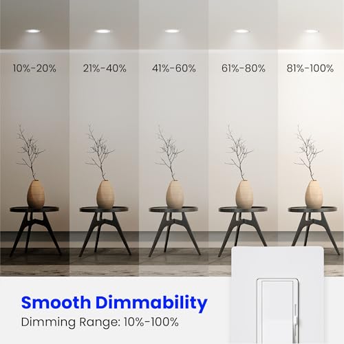 Image of Feit Electric BR30 LED Light Bulbs, 100W Eq, Dimmable, Daylight 6 Pack