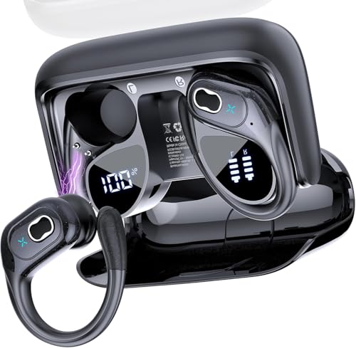 イヤホン bluetooth 耳掛け ワイヤレスイヤホン 最大75時間再生 Hi-Fi音質 Bluetooth5.4 瞬時接続 AAC対応...