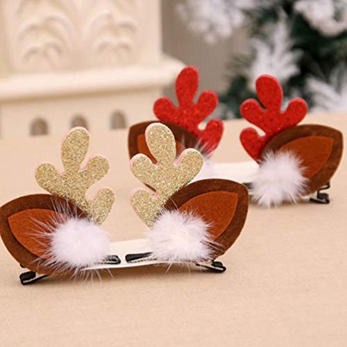 Grampo de cabelo de cervo de Natal Amosfun chifres de rena chifres de chifre de gramado chifre de ca