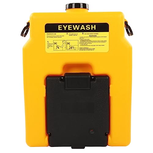 Portable Eyewash Station, Emergency Eye Wash Station, 53L Wall Mount First Aid Eye Wash Kit Eye Wash Unit for Laboratory, Factory, Construction Site