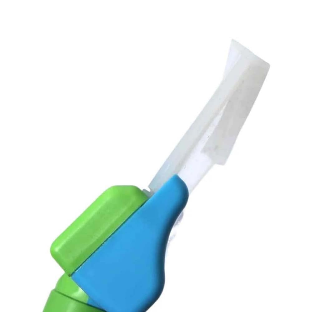 Aquaswipe ściągaczka do okien, 3 w 1, z silikonu nadającego się do recyklingu, narzędzie do czyszczenia prysznica, lustra, drzwi i samochodu (2 szt., zielony, 30 x 17 x 7,5 cm)