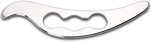 Miniatura 8 de Feelfree Stainless Steel guasha Scraping Massage Tool for Soft Tissue, Physical Therapy Stuff Used for Back, Legs, Arms, Neck, Shoulder (B)