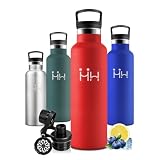 Motswedi Borraccia Termica 750 ml, 18/8 Acciaio Inox, Bottiglia Termica, Riutilizzabile, B...