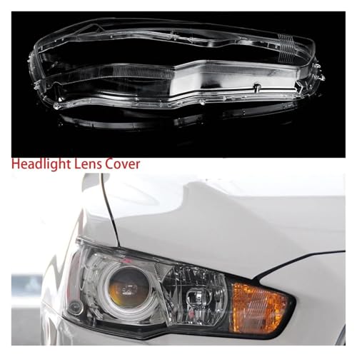 Caches de phares avant transparents pour Mitsubishi Lancer Ex 2008-2016