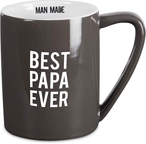 Pavilion Best Papa Ever Dark Gray Mug
