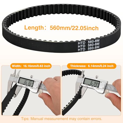 Image of Nilight Drive Belt for Surron Light Bee Replace 560-8M GT4 Power Grip,1 Pcs