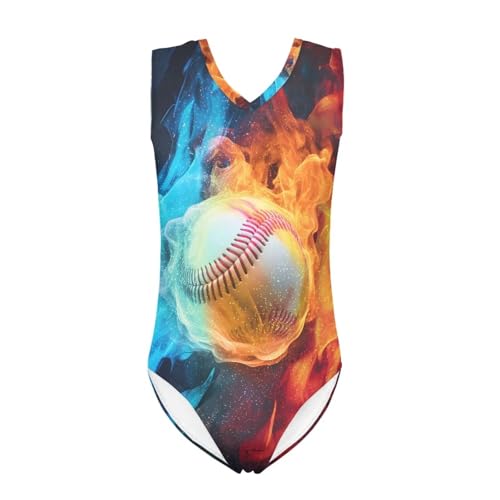 Image of One Piece Swimsuit Girls Kids Bathing Suit V Neck Wide Shoulder Strap Toddler Beach Swimwear for 3-14 Years