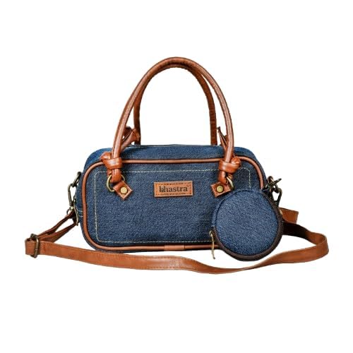 Classic Denim Drifft Bag With Coin Pouch| Vegan Leather | Bag for Women - Girls Travel Crossbody Bags with Adjustable Strap - Ladies Shoulder Purse Stylish Handbag-image-24