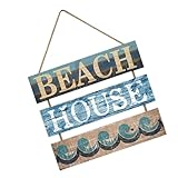 Panneau décoratif de plage - haute durabilité et pas facile à déformer, finition soignée et bonne texture garantissent la praticité, décoration de maison de plage