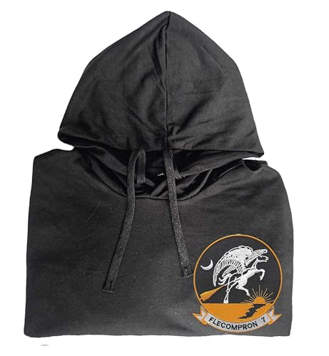 Vc 7 fleet composite squadron embroidered shirt Black