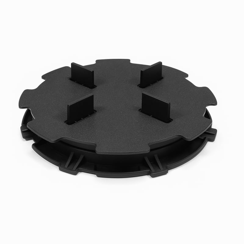 Lot de 320 plots réglables 10 à 15 mm dalle et carrelage McCover Noir