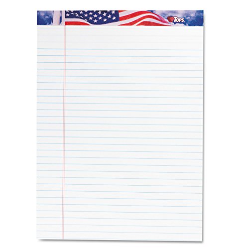 TOPS-75111-American-Pride-Writing-Pad-LegalWide-8-12-x-11-34-White-50-Sheets-Pack-of-12