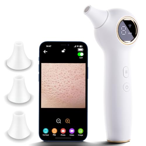 RONEFY Blackhead Extractor with Camera (White)