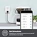 Kasa Smart Plug Mini, Smart Home Wi-Fi Outlet Works with Alexa & Google Home, Wi-Fi Simple Setup, No Hub Required – A Certified for Humans Device (HS105)