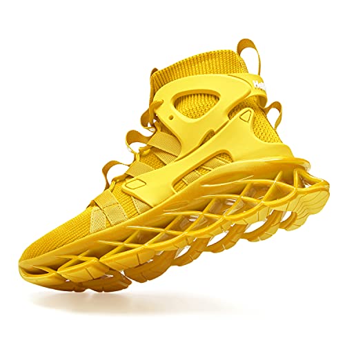 Image of Hello MrLin Men's Running Shoes Non Slip Athletic Tennis Walking Blade Type Sneakers Hip Hop