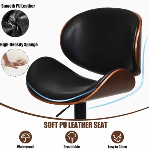 Tabouret de bar pivotant pour restaurant avec repose-pieds stable - 8