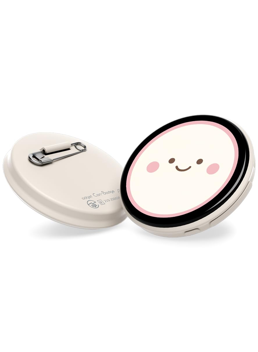 adget Can-Badge（キャンバッジ）液晶バッジ 電子バッジ 缶バッジ…