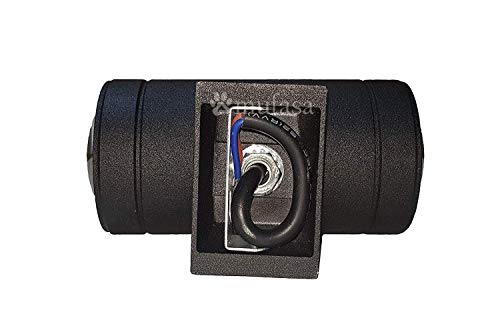 Image of Mufasa 30 Watts Up-Down Outdoor Cylinder LED Bulkhead Waterproof IP65 Exterior Wall Step Light Fixture Waterproof Lamp 30 Watts (Warm White)