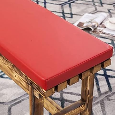 Large Size Bench Cushion,Custom Long Chair Seat Cushion Outdoor Indoor Garden Swing Chair Seat Pad Rectangle Foam Padded Bench/Porch Swing Cushion Cover