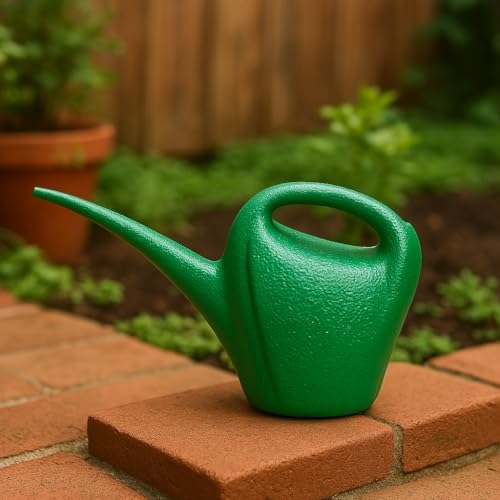 Regador Com Bico Fino 2 Litros Jardinagem Horta (Verde)