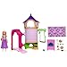 Produktbild Disney Princess HMV99 - bewegliche Rapunzel-Puppe und Turm Spielset mit rundum Spielspaß, 6 Spielbereiche und 15 Zubehörteile, inspiriert durch den Disney-Film, Puppen Spielzeug ab 3 Jahren
