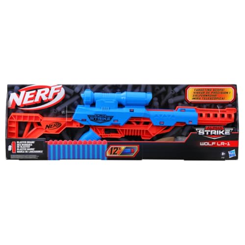 Nerf Alpha Strike Wolf LR-1 Blaster with Targeting Scope, 12 Nerf Darts, Toys for Kids Teens and Adults, Fun Gift Toy for Boys, Birthday Gift Toy for Kids Ages 8+ (Image - 3)