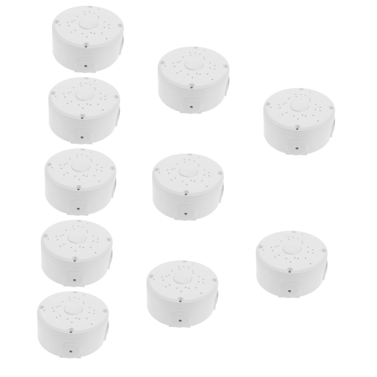 jojofuny 10pièces Boîte De Jonction Étanche Pour Caméra De Sécurité Extérieure De Câbles Électrique Pour Installation Ou Plafond Design Et Adaptable Pour Électriques à Extérieur