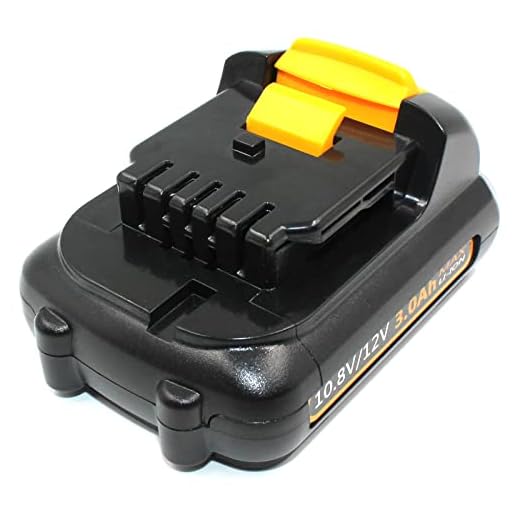 Ersatzakku für Dewalt DCR020-GB XR, DCF815D2, DCF601D2, DCF610 DCB120 DCB121 3.0Ah 10.8V/12 V Li-Ion Akku
