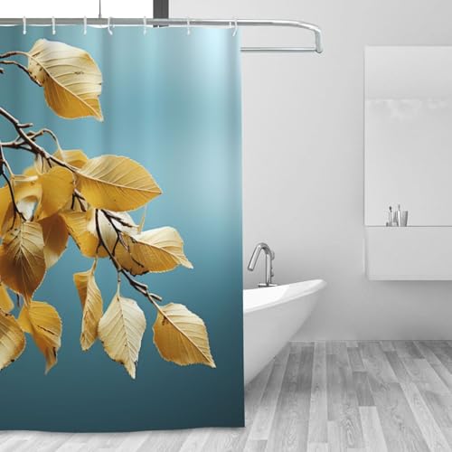 Rideau de douche lavable et imperméable avec 12 crochets inclus - 2