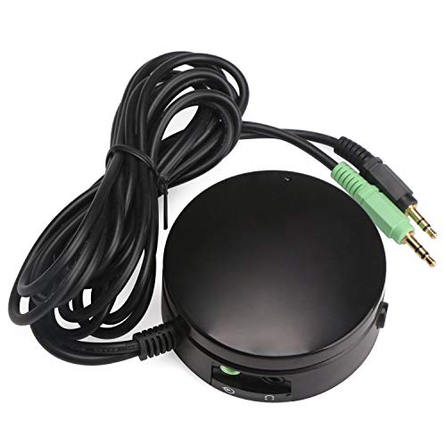DollaTek Ordenador Altavoces Auriculares Convertidor de Audio Interruptor de Audio Control de...