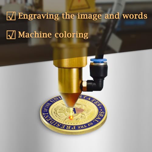 Donald Trump Challenge Coin, President Donald Trump Coin 2024 Collection, Never Surrender-Save America Again Challenge Coin, Limited Edition Collectible Presidential Memorabilia